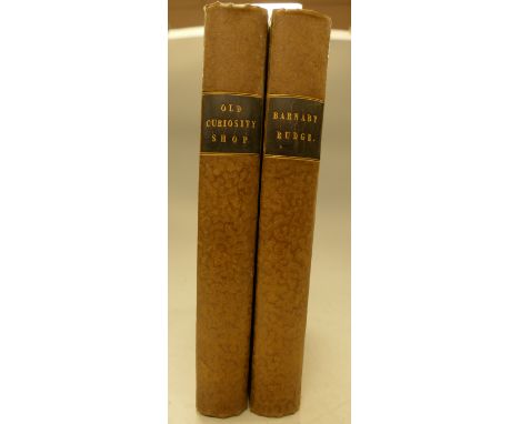 DICKENS, Charles, Master Humphrey's Clock, 2 vols, 1841, 4to, original brown cloth, the later variant without clock, spines l