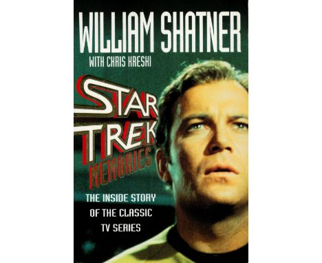 Star Trek Memories - The Inside Story of The Classic TV Series by William Shatner 1993 First Edition Softback Book with 306 p