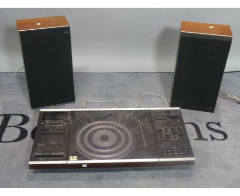 'Beocenter 2002', 'Bang &amp; Olufson', Eovox530 speakers and record player. 
