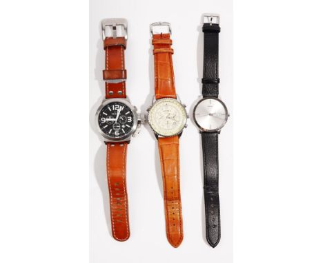 A Rotary Chronospeed gentleman's wristwatch, with a Rotary leather strap and instructions booklet, guarantee card and box, a 