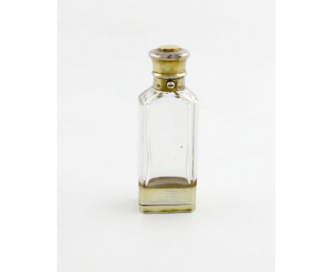 A Victorian silver-gilt scent bottle / vinaigrette, by S. Mordan, London 1863, retailed by Hunt and Roskell, rectangular form