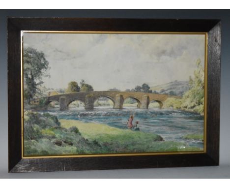 W R Wodicott (early 20th century) Derbyshire Bridgesigned, watercolour 