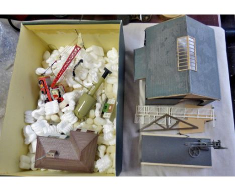 Engine Shed - station crane, water tower and Bungalow
