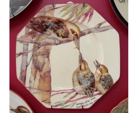 Wilkinson "Crisp" Kookaburra plate "Another little worm, won't do him any harm"