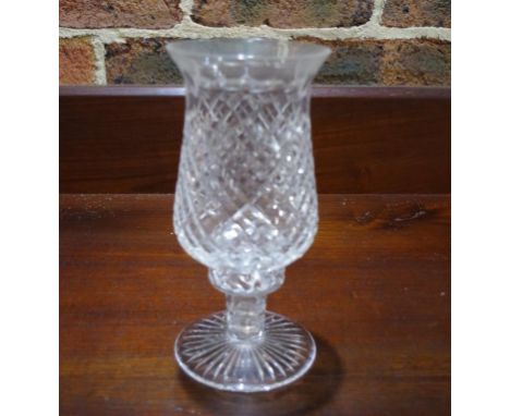 Stuart crystal storm lamp in two parts