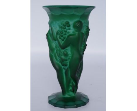 Good Malachite glass vase