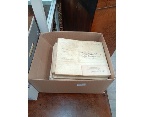 Twenty six C18th &amp; C19th vellum and other documents relating to Middleton, Suffolk, dated variously 1734-1886, including 