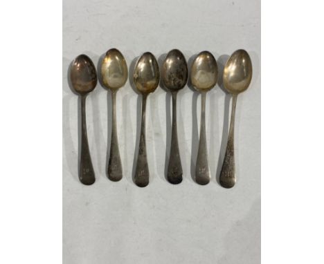 A set of six Victorian Fenton brothers, silver teaspoons Sheffield 1884 monogram to handle, 107g 