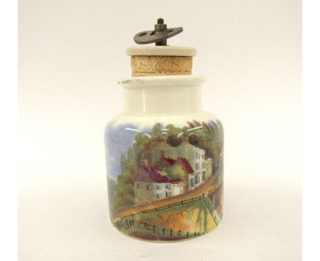 A Prattware jar "Pegwell Bay" 