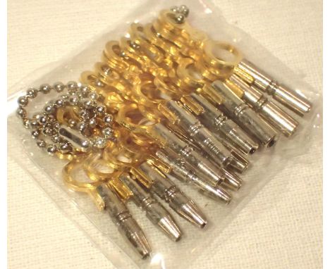 Collection of fourteen different size vintage style pocket watch keys. P&amp;P Group 1 (£14+VAT for the first lot and £1+VAT 
