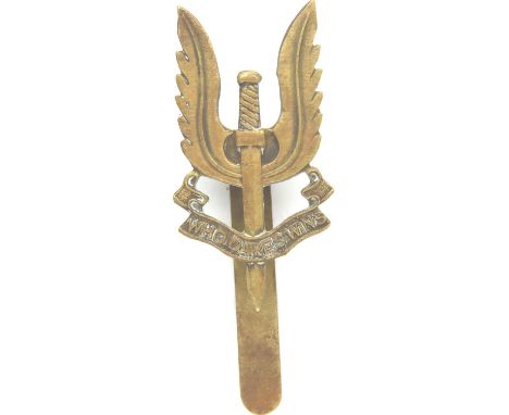 British Commando SAS beret badge. P&amp;P Group 1 (£14+VAT for the first lot and £1+VAT for subsequent lots) 