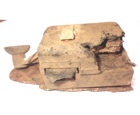 WWII dated German Berlin relic morse code tapper key, recovered during building works in the centre of Berlin 2021. P&amp;P G