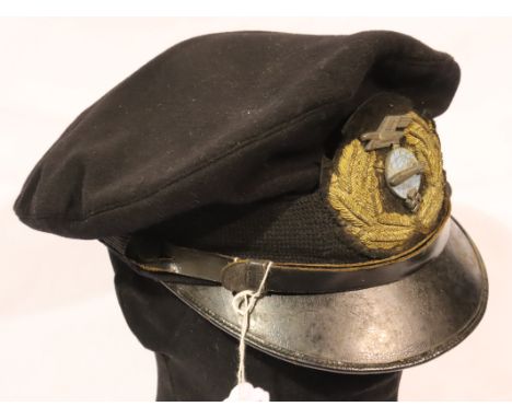 Third Reich DZR Deutsche Zeppelin-Reederei Airship stewards cap. P&amp;P Group 2 (£18+VAT for the first lot and £3+VAT for su