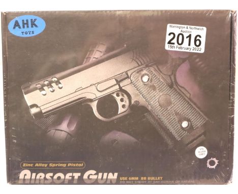 New old stock unopened airsoft pistol. P&amp;P Group 2 (£18+VAT for the first lot and £3+VAT for subsequent lots) 