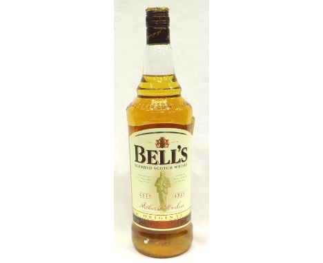 1L bottle of Bells blended whisky. P&amp;P Group 3 (£25+VAT for the first lot and £5+VAT for subsequent lots) 