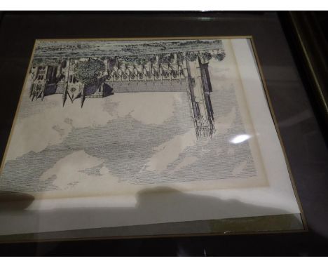 Mixed vintage prints and four books including Concorde. Not available for in-house P&amp;P, contact Paul O'Hea at Mailboxes o