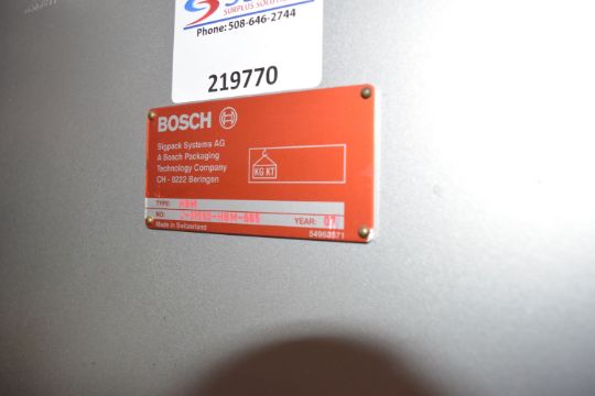 Bosch Sigpack Hbm Horizontal Flow Packaging System Sn J 01552