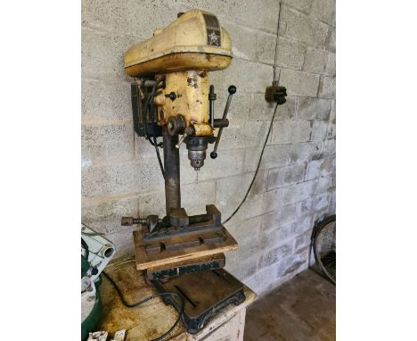 Fobco bench mounted pillar drill.  This item is located off site, viewing and collection are strictly by appointment with the