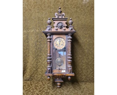 Victorian Vienna wall clock.