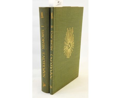 De Chai Somerset (ed) "Napoleon's Memoirs", vol 1 'Corsica to Marengo', vol 2 'Waterloo Campaign', The Golden Cockerel Press 