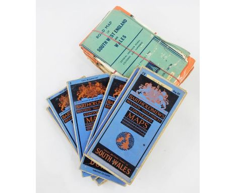 Quantity of Ordnance Survey 1" maps of Great Britain, 7th series, 1950's and 60's Mitchellin guides, 22 Bartholomews Revived 