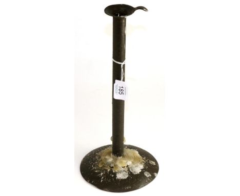 A late 18th century rush light, 31cm   