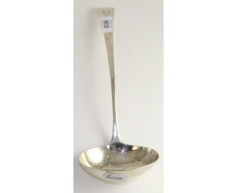 A George III silver sauce ladle, London 1813, 6oz 6.8ozt
