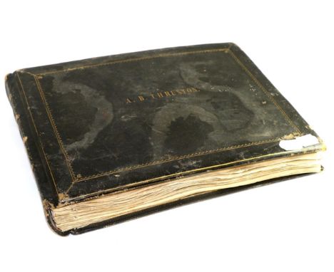Major General Sir Henry Edward Coleville sketch book, album and info sheet 
