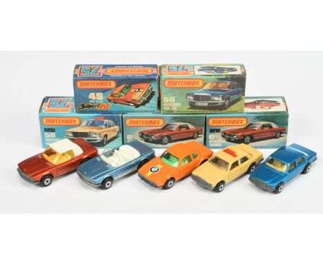 Matchbox Superfast group (1) 6c Mercedes 350SL Tourer - metallic bronze body, amber windscreen, pale white interior, white pl