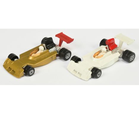 Matchbox Speed Kings K44 Surtees TS16 Formula 1 Racing Car Pre-production Trial Model - metallic gold body, amber windscreen,