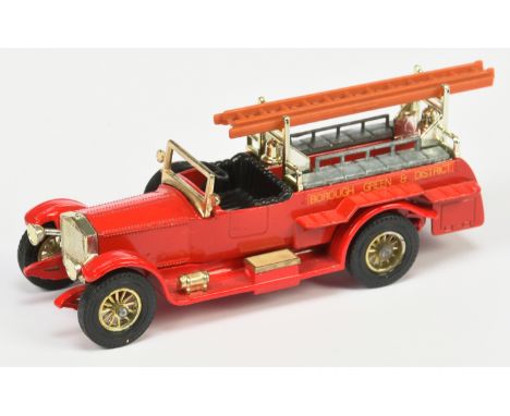 Matchbox Models of Yesteryear Y6 Rolls Royce Fire Engine -&nbsp; Colour Trial model - darker red body with cast rear position