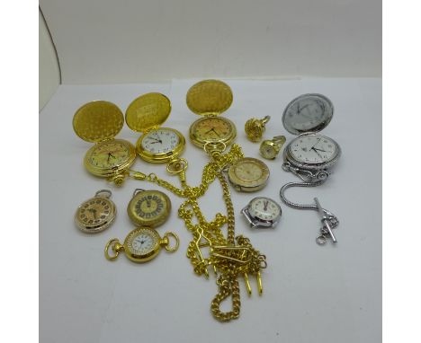 Four pocket, four pendant and two ring watches 