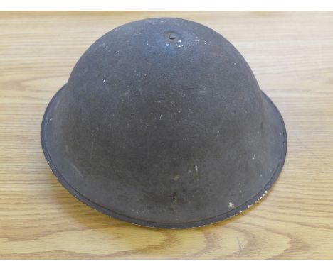 A British Army helmet 