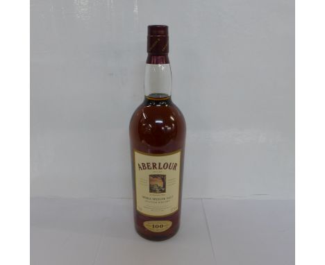One bottle of Aberlour Single Speyside Malt Scotch Whisky, 1 litre 