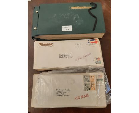 A collection of approximately 200 First Day of Issue and First Day Cover US stamps, circa 1950s-1970s, both loose and contain