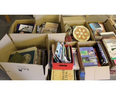 A large quantity of mainly art related books, some craft, how too books etc.