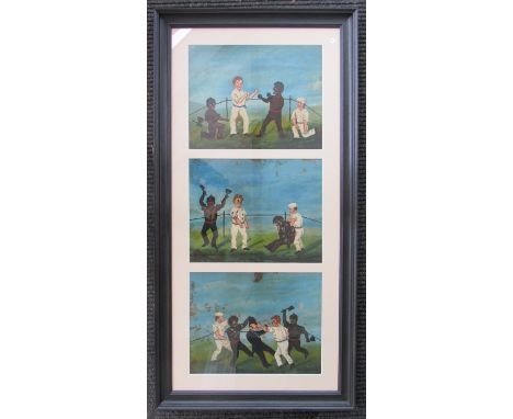 T A WHITELOCK:  A series of comical naive illustrations waning against the pitfalls of drinking, playing cards, gambling and 