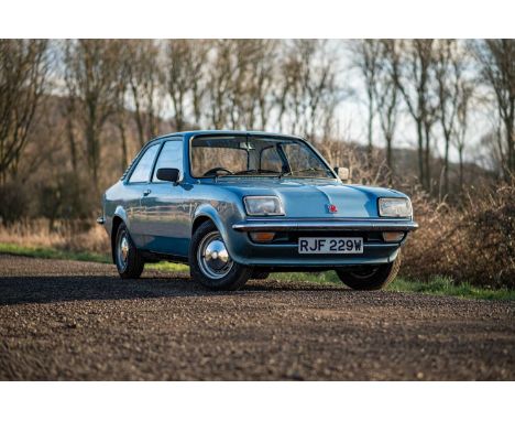 Registration – RJF 229WChassis No. – M1LX123930M.O.T. – NoOdometer – 41,901This charming 1981 Vauxhall Chevette two-door, off