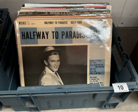 A quantity of LPs including Cliff, Buddy, Billy Fury etc