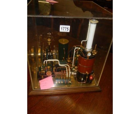 A cased complete model of a Mill Engine by Vision Engineering Ltd., HSM Division, Surrey, Serial number 00255, Circa 1980 COL