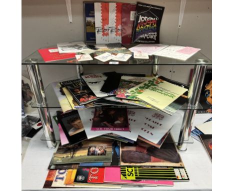 A quantity of Souvenia programmes &amp; LPs including Michael Jackson, Grease, Elton John etc
