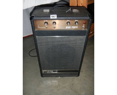 A Fiesta Bass amplifier. COLLECT ONLY.