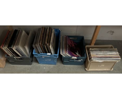 4 Boxes of mixed LPs including Evelyn King, Buddy Rich etc