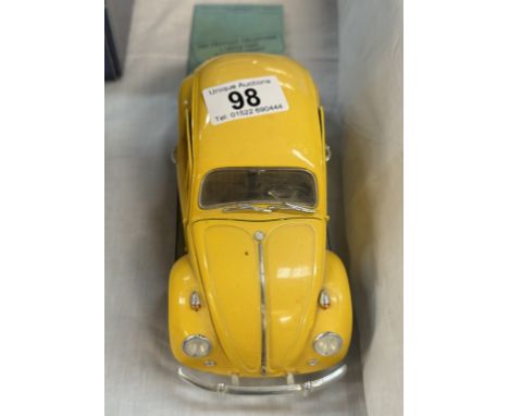 A Crestley collection 1/18 scale VW Beetle