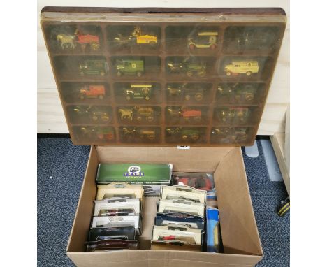 A quantity of diecast model vehicles.