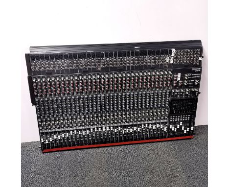A Maccie 32.8 8-BUS audio mixing console, serial number 0N11509, 115 x 75cm.