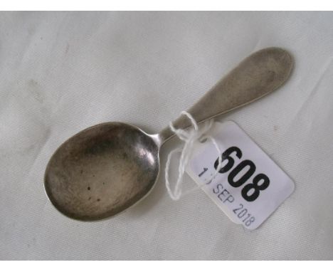 A Scottish caddy spoon stamped BCM/Briaur  Glasgow 1932         