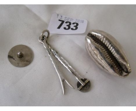 Pipe tamper golf marker plus shell       