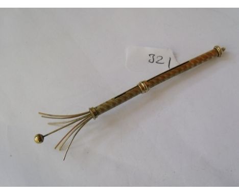 9ct swizzle stick        