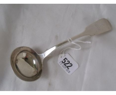 Exeter Victorian fiddle pattern sauce ladle 1849  by J. Stone 80g        